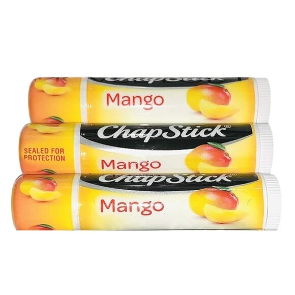 ChapStick Mango Lip Balm 3-Pack Moisturizing Cruelty & Paraben-Free 0.15 Oz Each - Picture 1 of 1